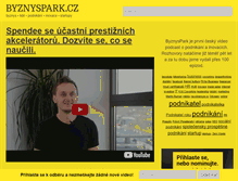 Tablet Screenshot of byznyspark.cz